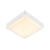 SLV buiten plafondlamp Ainos Square Sensor - wit