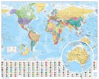 World Map 2012 Poster 50x40cm