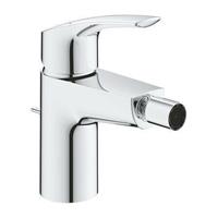 Grohe Bidetarmatur Eurosmart Einhand-Bidetbatterie mit Zugstangen-Ablaufgarnitur - Chrom