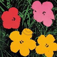 Andy Warhol - Flowers C. 1964 Kunstdruk 60x60cm