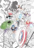 Komar Avengers Attack Vlies Fototapete 200x280cm 4-Bahnen