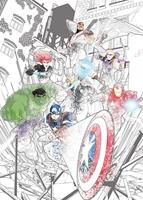 Komar Avengers Attack Vlies Fotobehang 200x280cm 4-banen