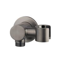 Douche Concurrent Douchekophouder Luxe Gunmetal Messing Kantelbaar met Doucheaansluiting