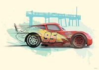 Komar Cars Lightning McQueen Kunstdruck 70x50cm