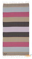 Fouta Eivissa - XL hamamdoek - Fuchsia gestreept