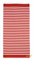 Expo XL Fouta Na Grande Rayures, Rood, XL Hamamdoek