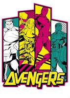 Avengers Flash Vlies Fotobehang 200x280cm 4-banen