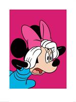 Pyramid Minnie Mouse Shocked Kunstdruk 60x80cm