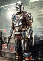 Komar Mandalorian Fight Posture Vlies Fototapete 200x280cm 4-Bahnen