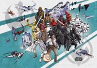 Komar Star Wars Cartoon Collage Wide Vlies Fototapete 400x280cm 8-Bahnen