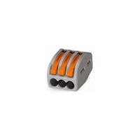 HOFTRONIC™ 50 Stuks Wago Verbindingsklem 3-voudig 2,5mm² met hendels