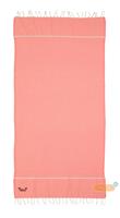 Expo XL Fouta Es Vedra - XL hamamdoek - neon roze