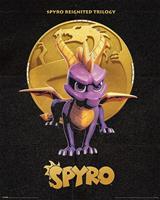 Spyro Golden Dragon Poster 40x50cm