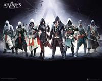 Assassins Creed Characters Poster 50x40cm