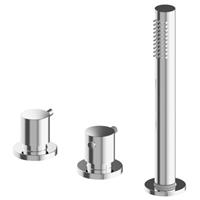 Xenz Duero badrandcombinatie 3 gats Inox