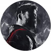 Komar Avengers Painting Thor Selbstklebende Fototapete 125x125cm Rund