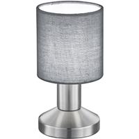 BES LED Led Tafellamp - Tafelverlichting - Trion Garno - E14 Fitting - Rond at Grijs - Aluminium