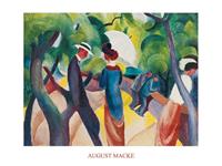 PGM August Macke - Promenade Kunstdruk 80x60cm