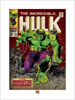 Pyramid Incredible Hulk Monster Unleashed Kunstdruk 60x80cm