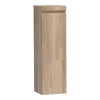 Saniclass Hoge Kast Natural Wood Solution 120 Grey Oak Rechtsdraaiend HK-NWS120RGO
