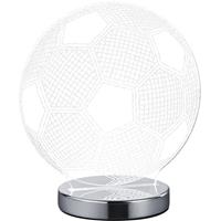 BES LED Led Tafellamp - Trion Bolly - 7w - Aanpasbare Kleur - Rond - Glans Chroom - Aluminium