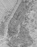 Komar NYC Map Vlies Fototapete 200x250cm 2-Bahnen