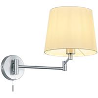 BES LED Led Wandlamp - Wandverlichting - Trion Dyon - E27 Fitting - Rond at Nikkel - Aluminium