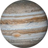 Komar Jupiter Vlies Fototapete 125x125cm Rund