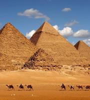 Dimex Egypt Pyramid Vlies Fotobehang 225x250cm 3-banen