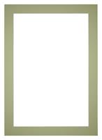Your Decoration Passe-Partout 70x100cm/60x90cm Karton Mintgroen Rand 5cm Recht