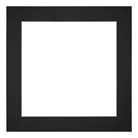Your Decoration Passe-Partout 70x70cm/60x60cm Karton Zwart Rand 5cm Recht