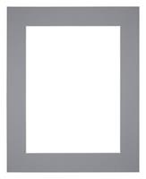 Your Decoration Passe-Partout 40x45cm/28x33cm Karton Grijs Rand 6cm Recht