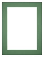 Your Decoration Passe-Partout 45x60cm/37x52cm Karton Groen Bos Rand 4cm Recht