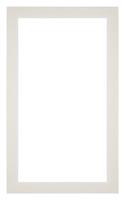 Your Decoration Passe-Partout 30x50cm/24x44cm Karton Lichtgrijs Rand 3cm Recht