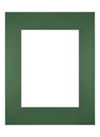 Your Decoration Passe-Partout 28x35cm/18x24cm Karton Groen Bos Rand Recht