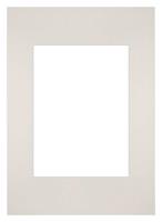Your Decoration Passe-Partout 20x28cm/13x18cm Karton Lichtgrijs Rand Recht