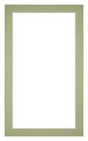Your Decoration Passe-Partout 30x50cm/24x44cm Karton Mintgroen Rand 3cm Recht