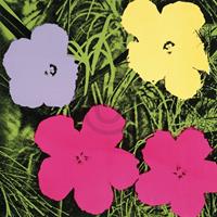 Andy Warhol - Flowers C. 1964 Kunstdruk 60x60cm