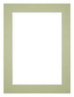 Your Decoration Passe-Partout 45x60cm/37x52cm Karton Mintgroen Rand 4cm Recht