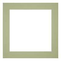 Your Decoration Passe-Partout 45x45cm/35x35cm Karton Mintgroen Rand 5cm Recht