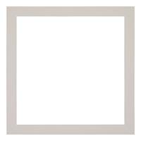 Your Decoration Passe-Partout 40x40cm/34x34cm Karton Grijs Graniet Rand 3cm Recht