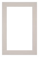 Your Decoration Passe-Partout 20x30cm/12x22cm Karton Grijs Graniet Rand 4cm Recht