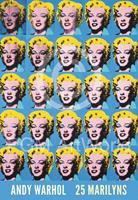 Andy Warhol - 25 Colored Marilyns Kunstdruck 45x65cm