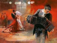 PGM Willem Haenraets - Bandoneon Kunstdruck 80x60cm