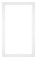 Your Decoration Passe-Partout 30x50cm/24x44cm Karton Wit Rand 3cm Recht
