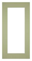 Your Decoration Passe-Partout 40x70cm/28x58cm Karton Mintgroen Rand 6cm Recht