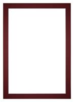 Your Decoration Passe-Partout 30x42cm/22x34cm Karton Wijnrood Rand 4cm Recht
