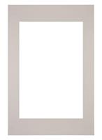 Your Decoration Passe-Partout 40x60cm/30x45cm Karton Grijs Graniet Rand Recht