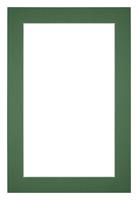 Your Decoration Passe-Partout 20x30cm/12x22cm Karton Groen Bos Rand 4cm Recht