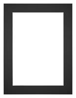 Your Decoration Passe-Partout 45x60cm/37x52cm Karton Zwart Rand 4cm Recht